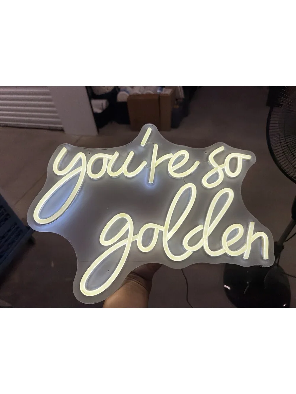 You're So Golden Neon Sign - Neon Signs for Wall Decor Golden Birthday Party *